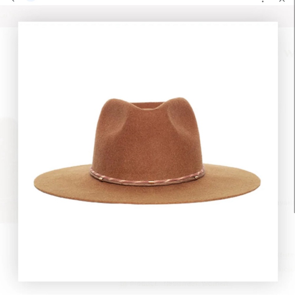 Goorin Bros Brown Felt Fedora with Black Inner Sweatband
